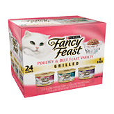 Fancy Feast Cat Food Grilled 3-Flavor Variety Pack Left Picture